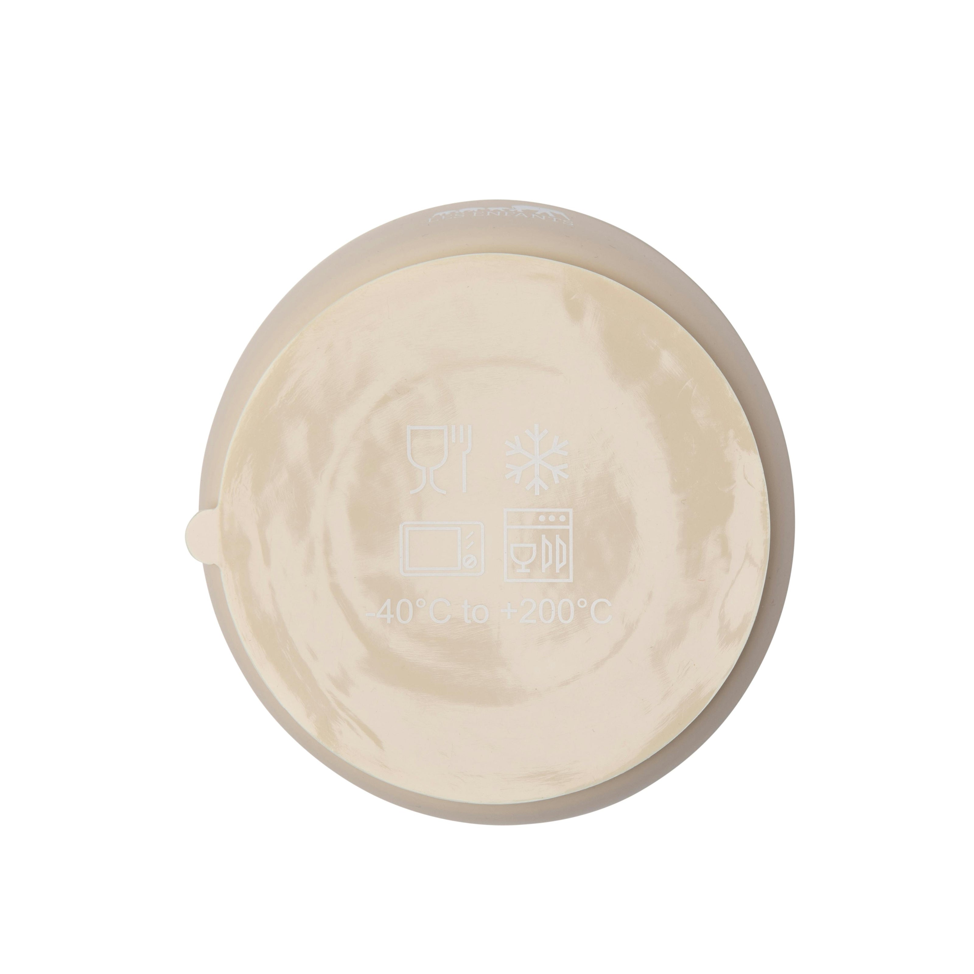 Silicone Baby Plate Bowl - Sand