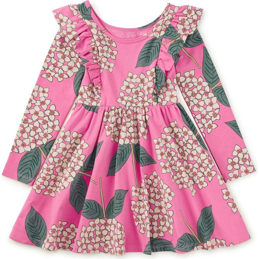 Ruffle Shoulder Ballet Dress, Multi