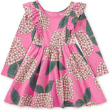 Ruffle Shoulder Ballet Dress, Multi