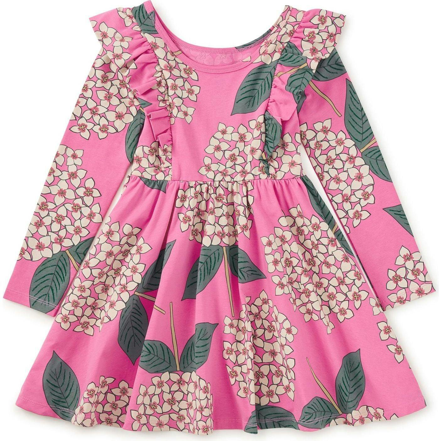 Ruffle Shoulder Ballet Dress, Multi