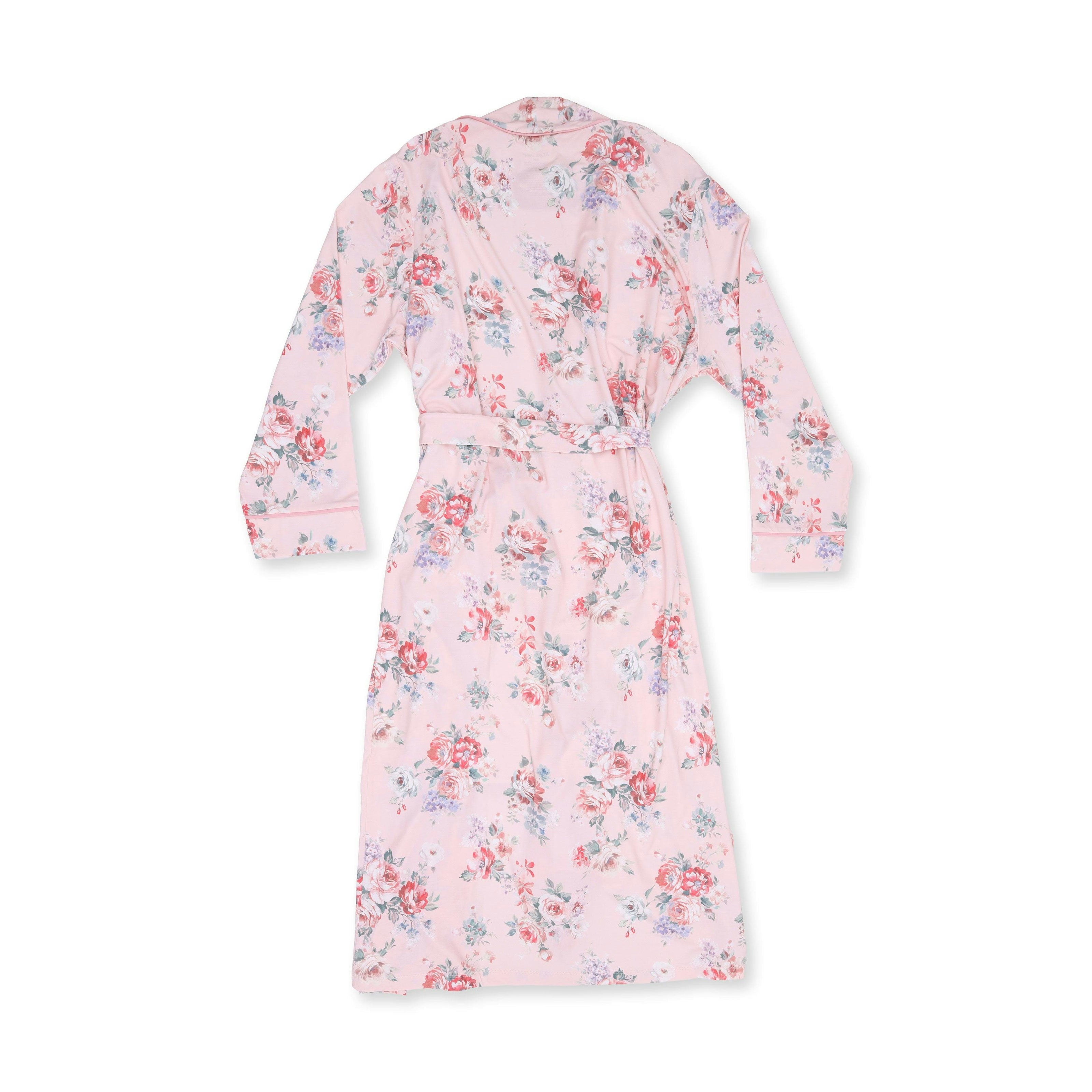 Painterly Rose Bouquets - Adult Long Robe