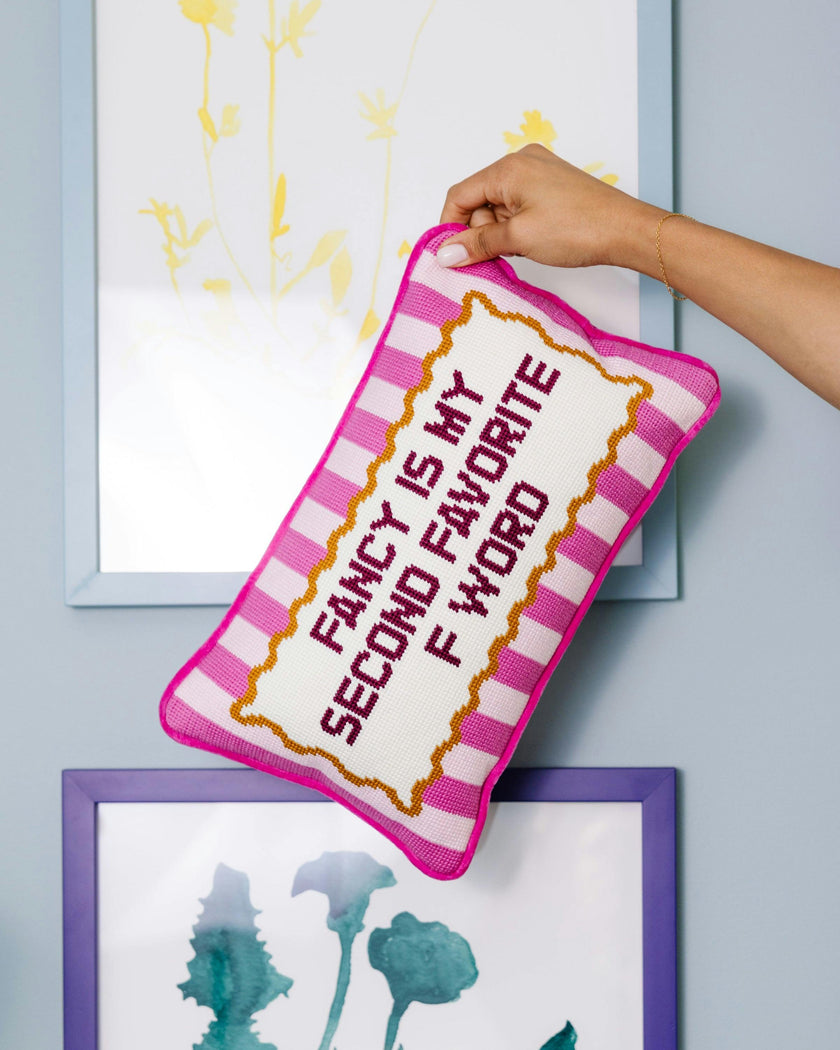 Fancy Needlepoint Pillow