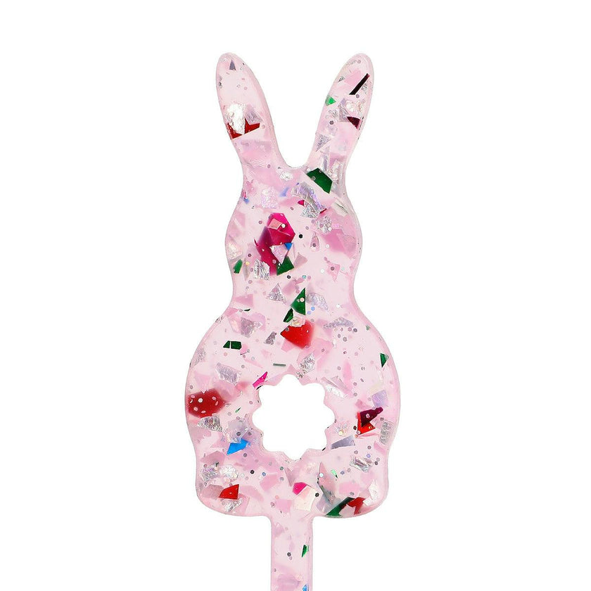 Confetti Bunny Drink Stirrers