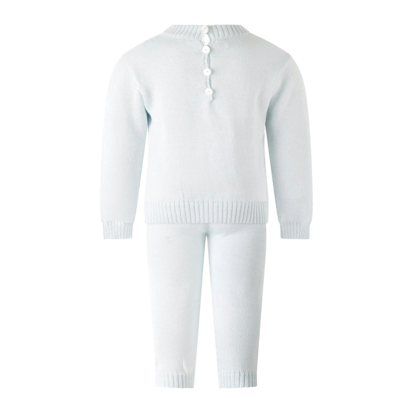 Pima Crochet Sailboat Knit Set