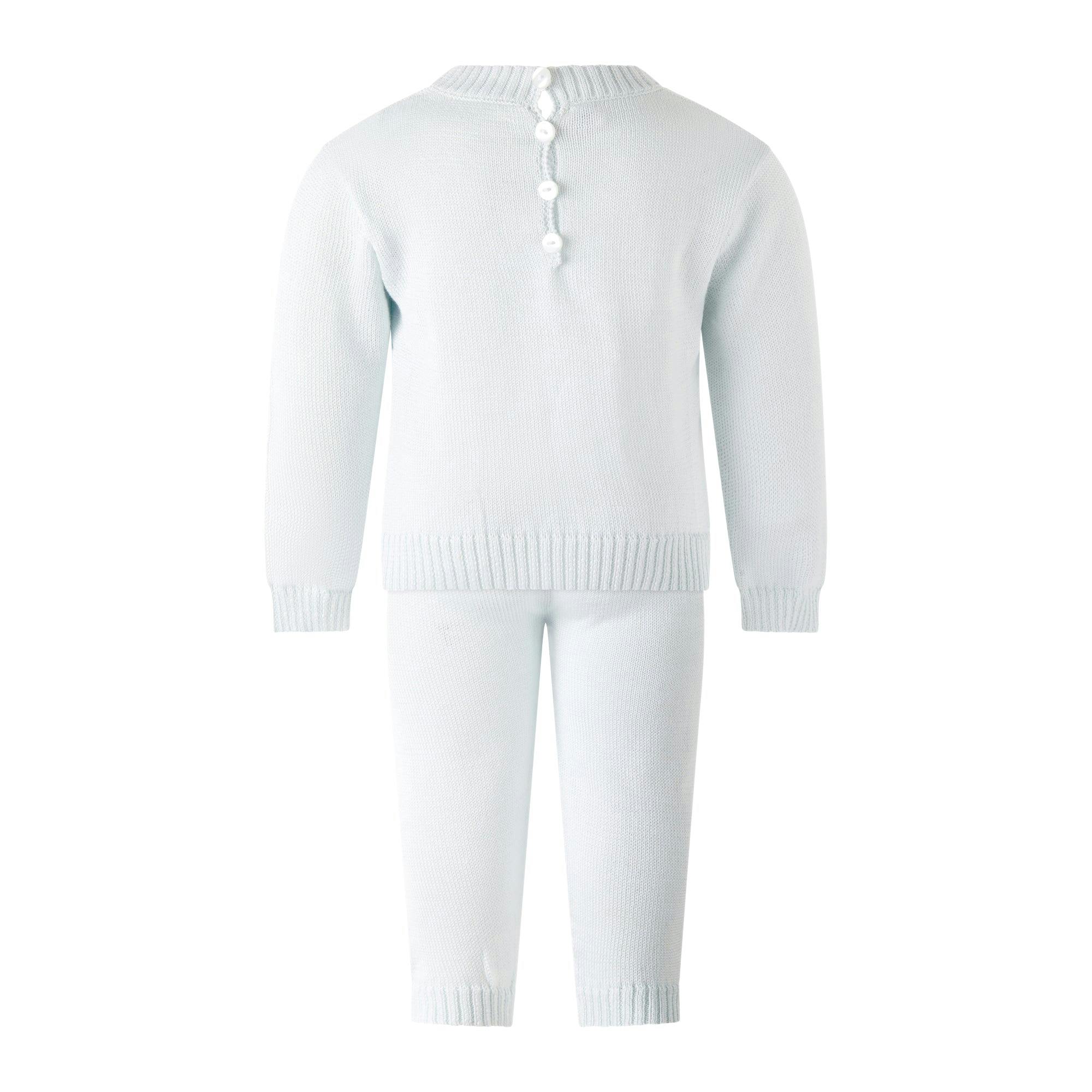 Pima Crochet Sailboat Knit Set