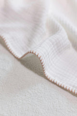4 Layer Muslin Blanket (Brown, Pink)