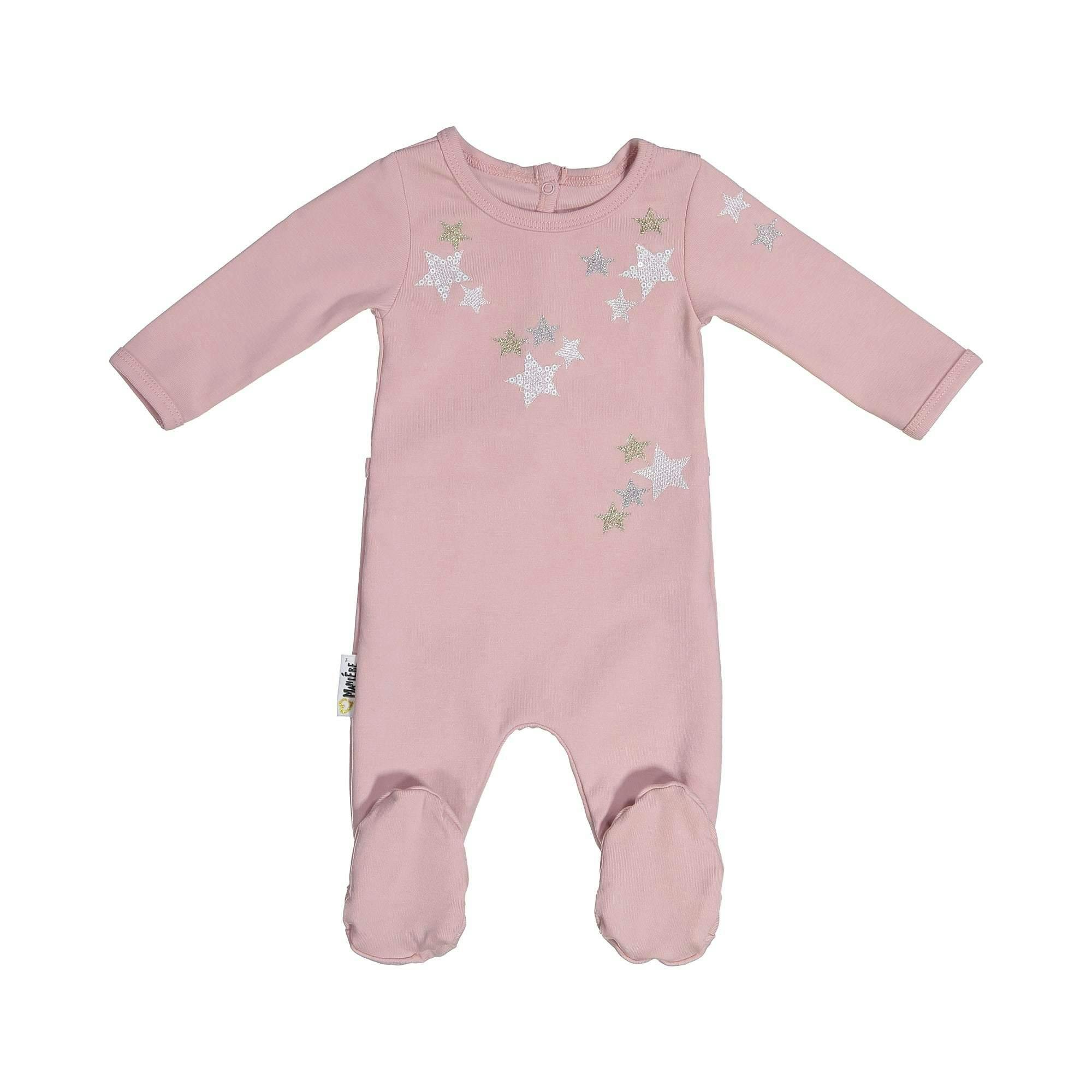 Embroidered Star Footie