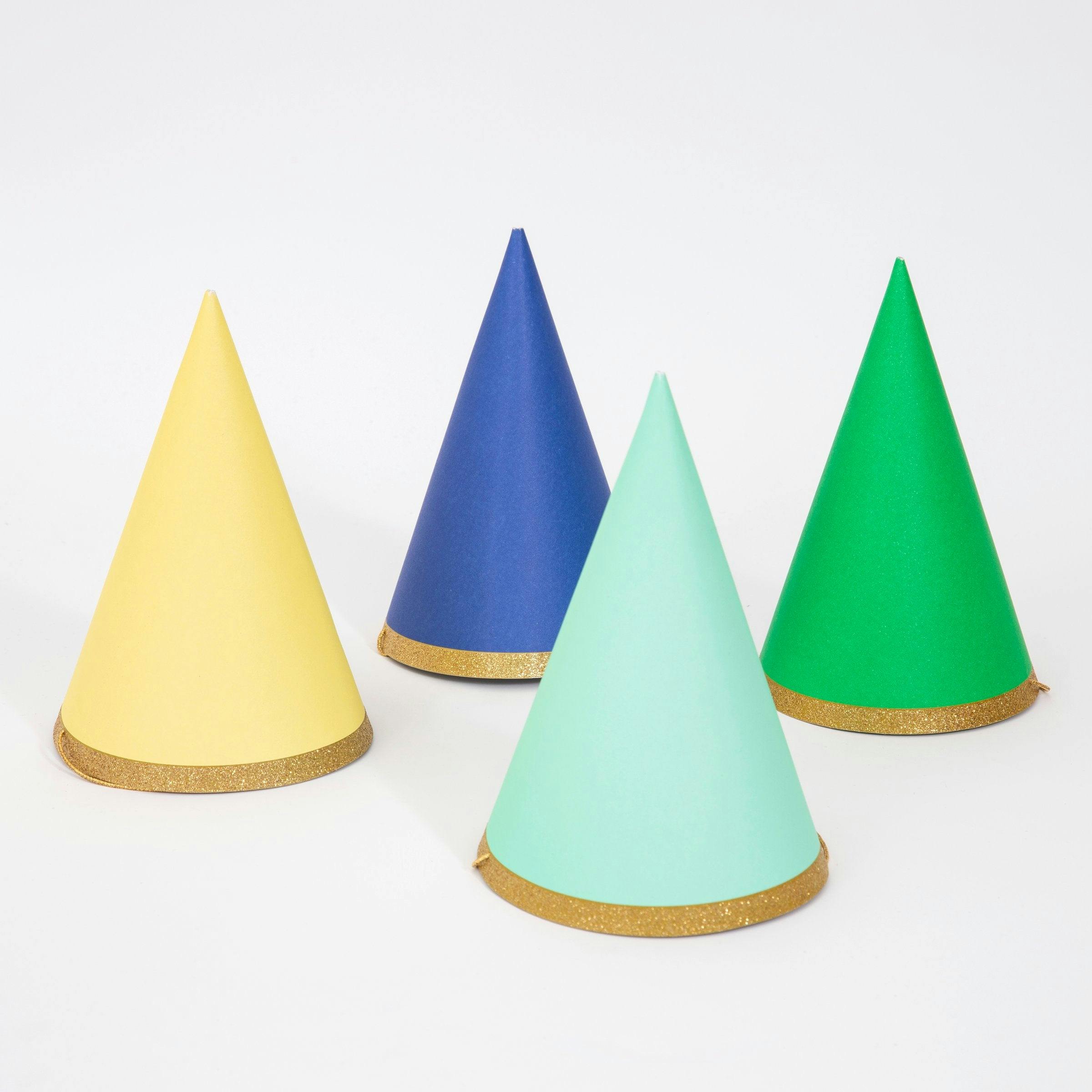 Multicolor Party Hats