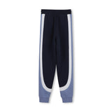 Navy & Blue Color-Block Tracksuit