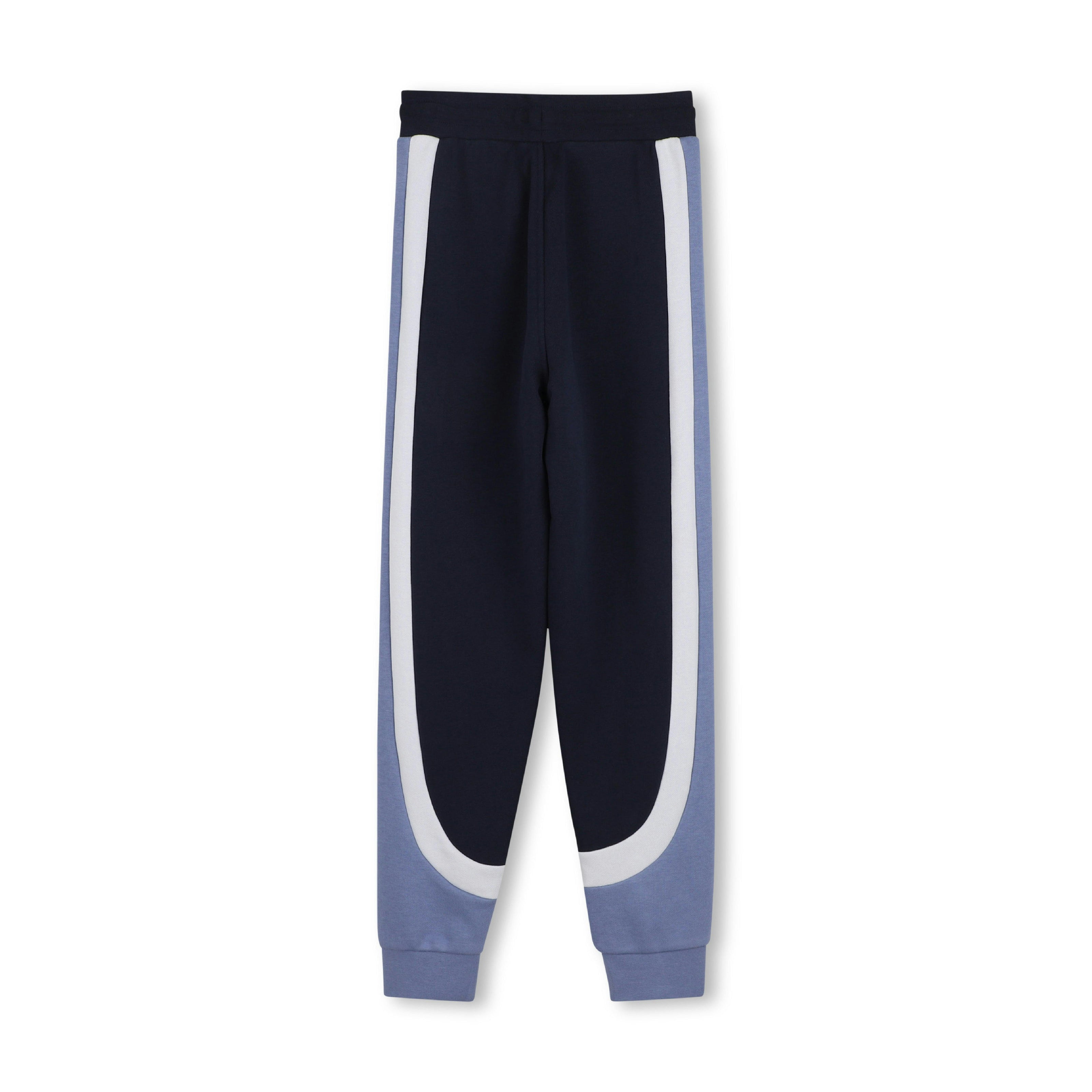 Navy & Blue Color-Block Tracksuit