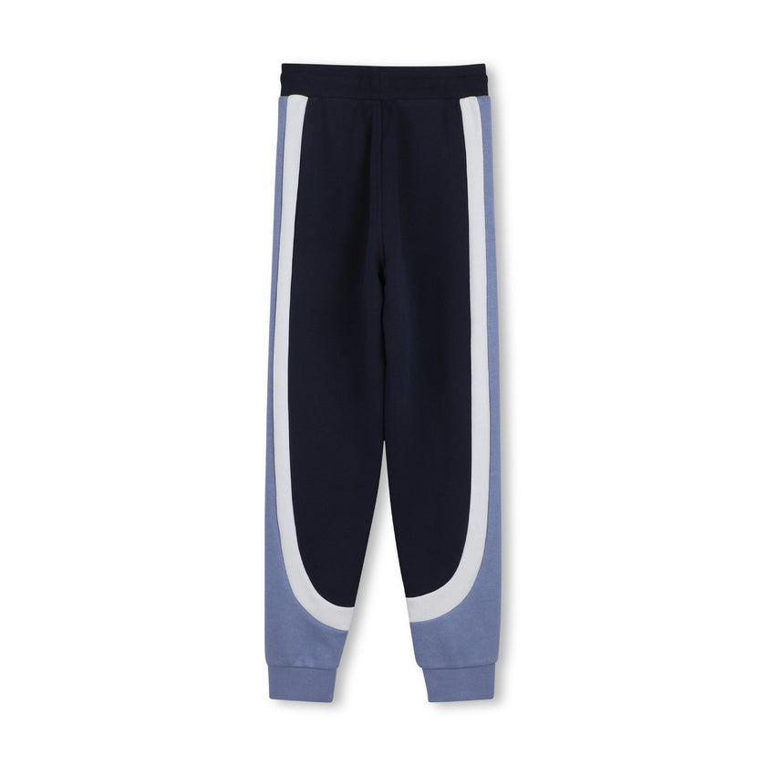 Navy & Blue Color-Block Tracksuit