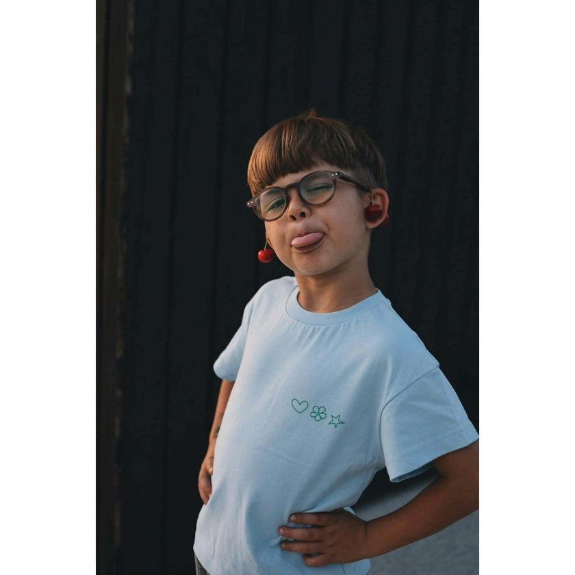 children's cotton t-shirt - go outside look inside