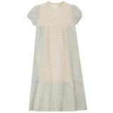 Maxi Dress with Lace Trim