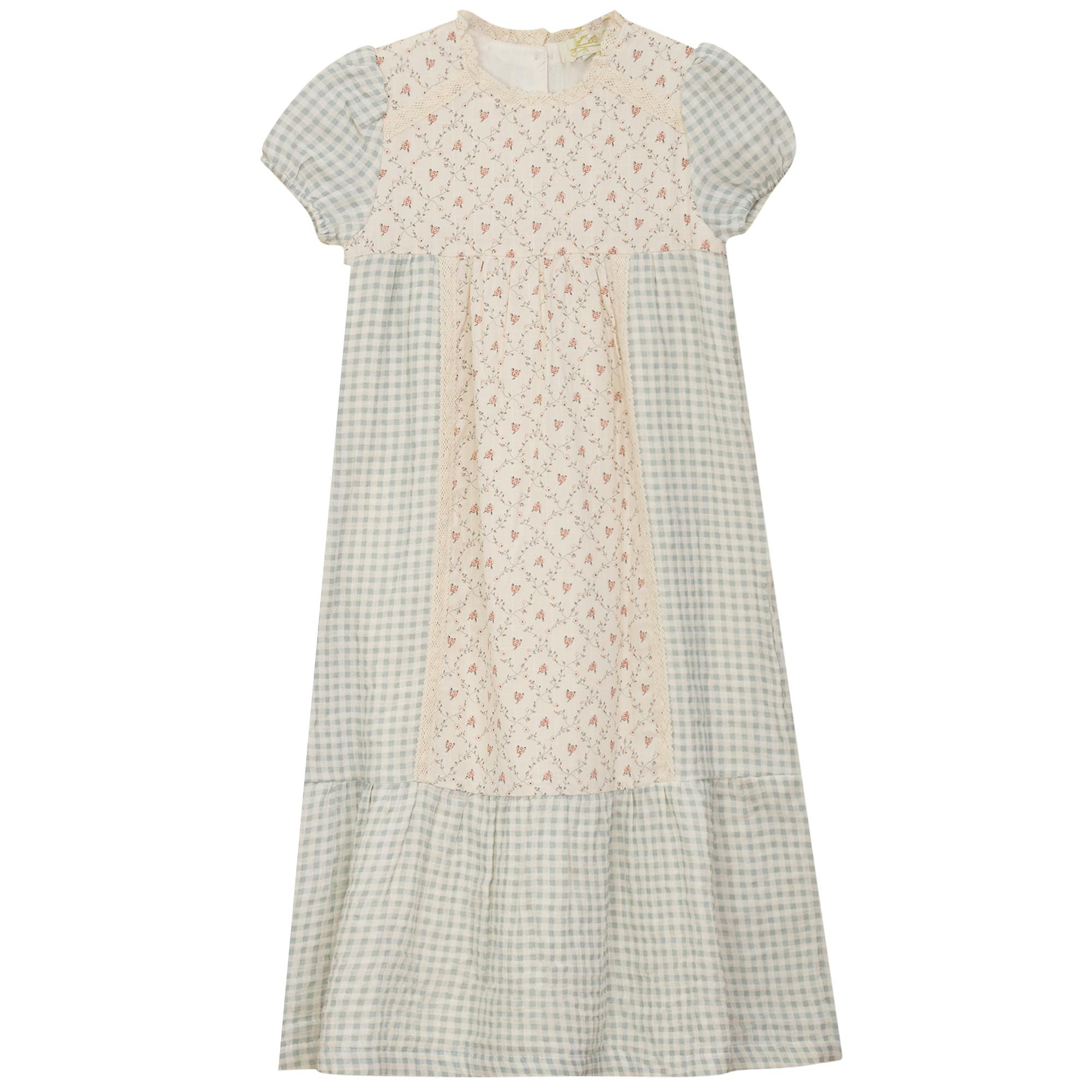 Maxi Dress with Lace Trim