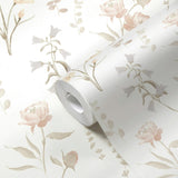 Violet Wildflower Nursery Wallpaper