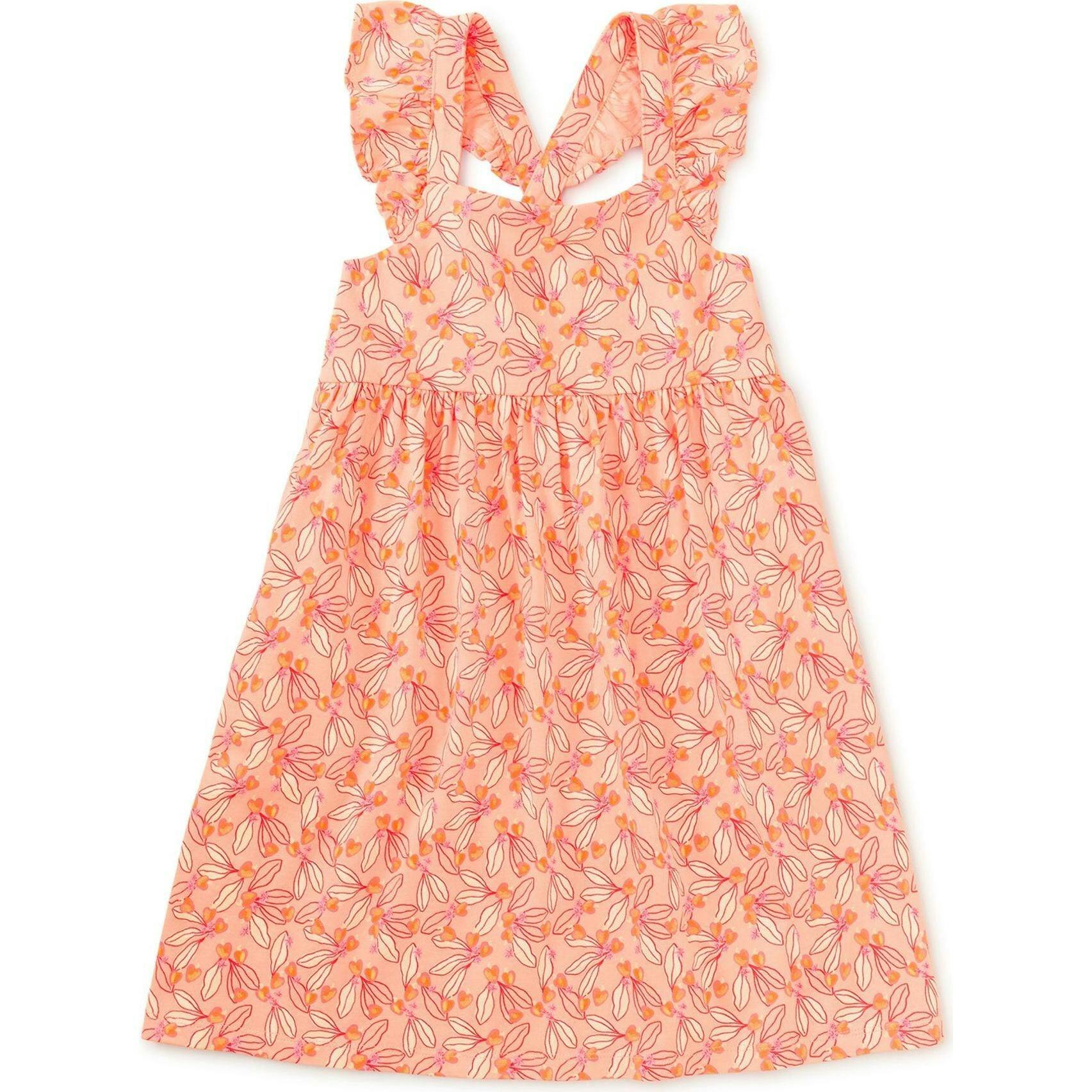 Ruffle Strap Dress, Natural