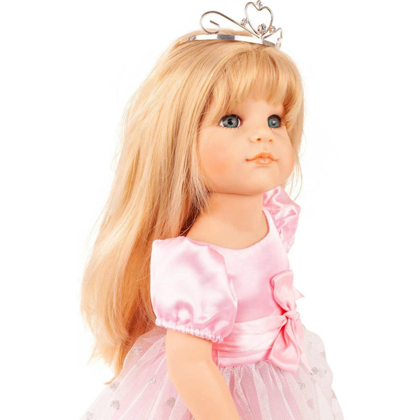 Hannah Princess 19.5" Blonde Poseable Doll with Blue Eyes and Additional Outfit