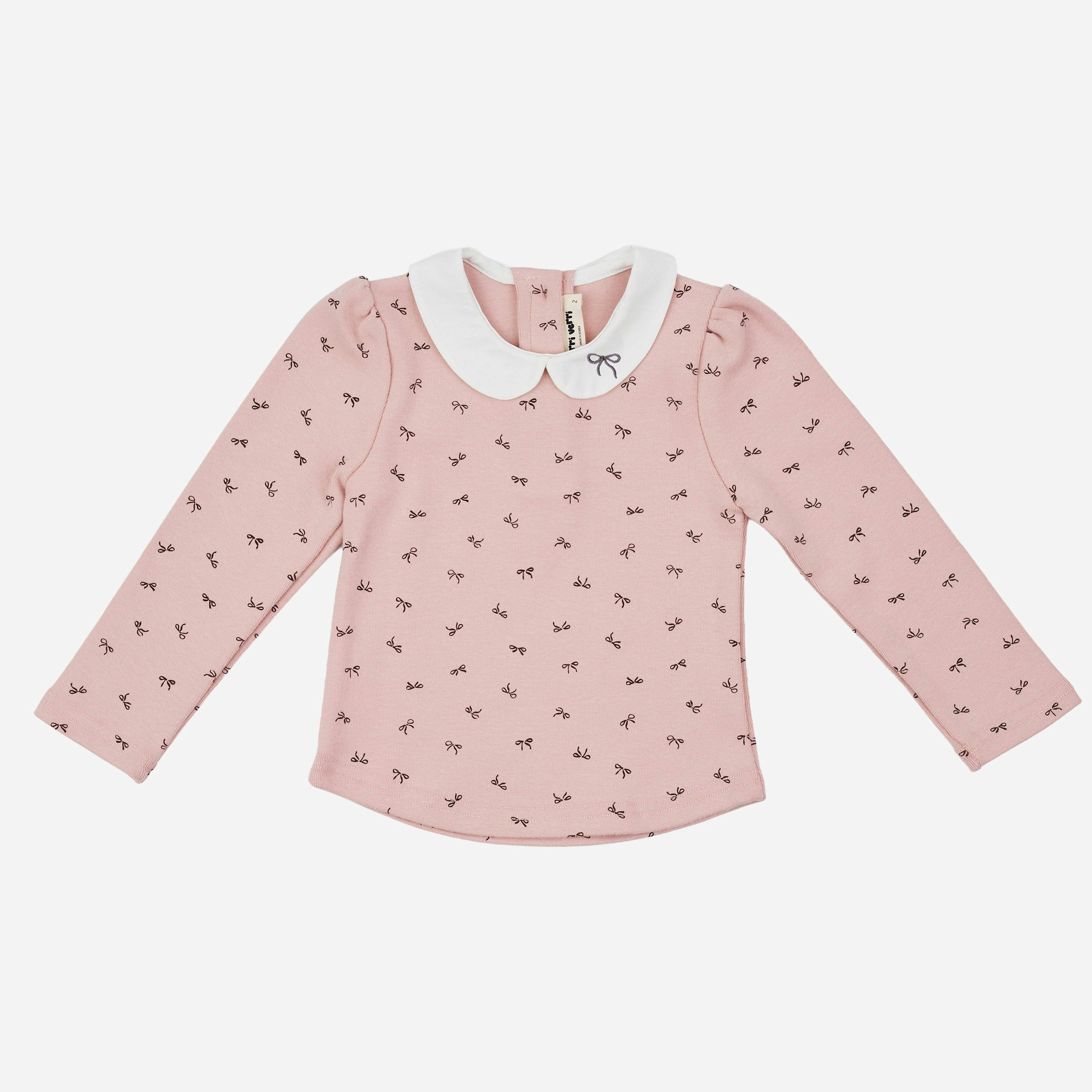 Camila White Collar Top