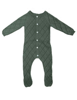 Diamond Pointelle Long Sleeve Footie