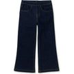 Denim-Like Flare Pants, Blue