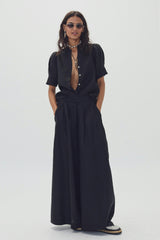 Sabi Linen Pants - Black