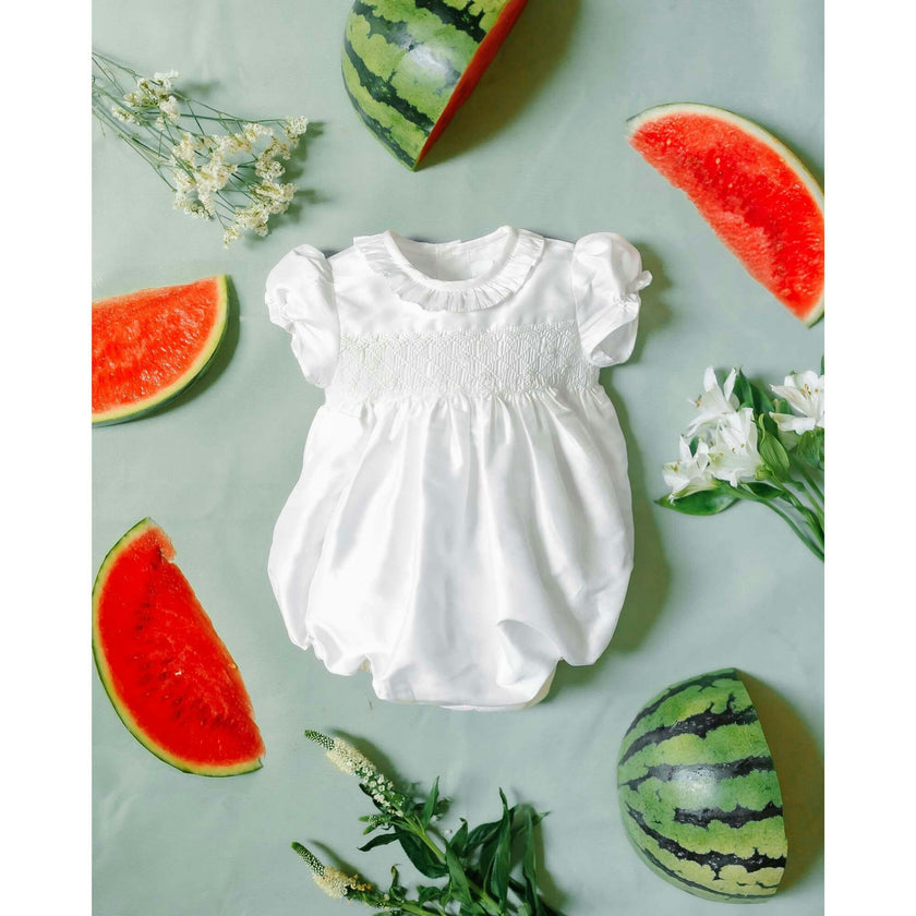 Colombe White Silk Ceremony Baby Bubble