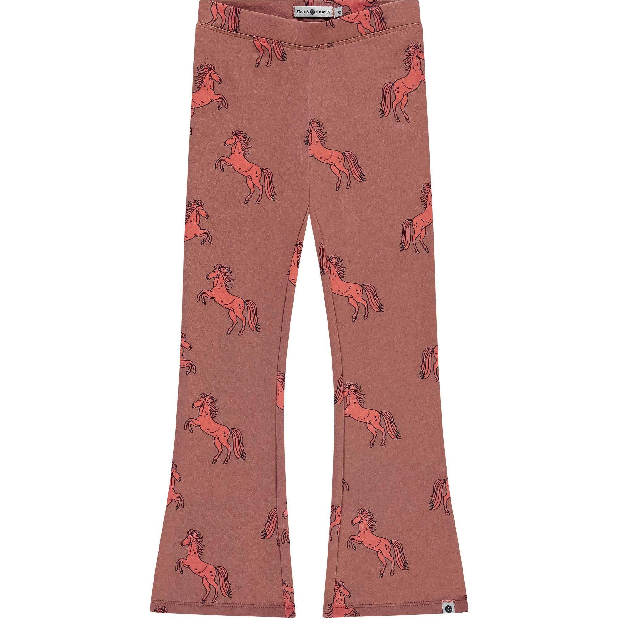 All-Over Print Flared Pants