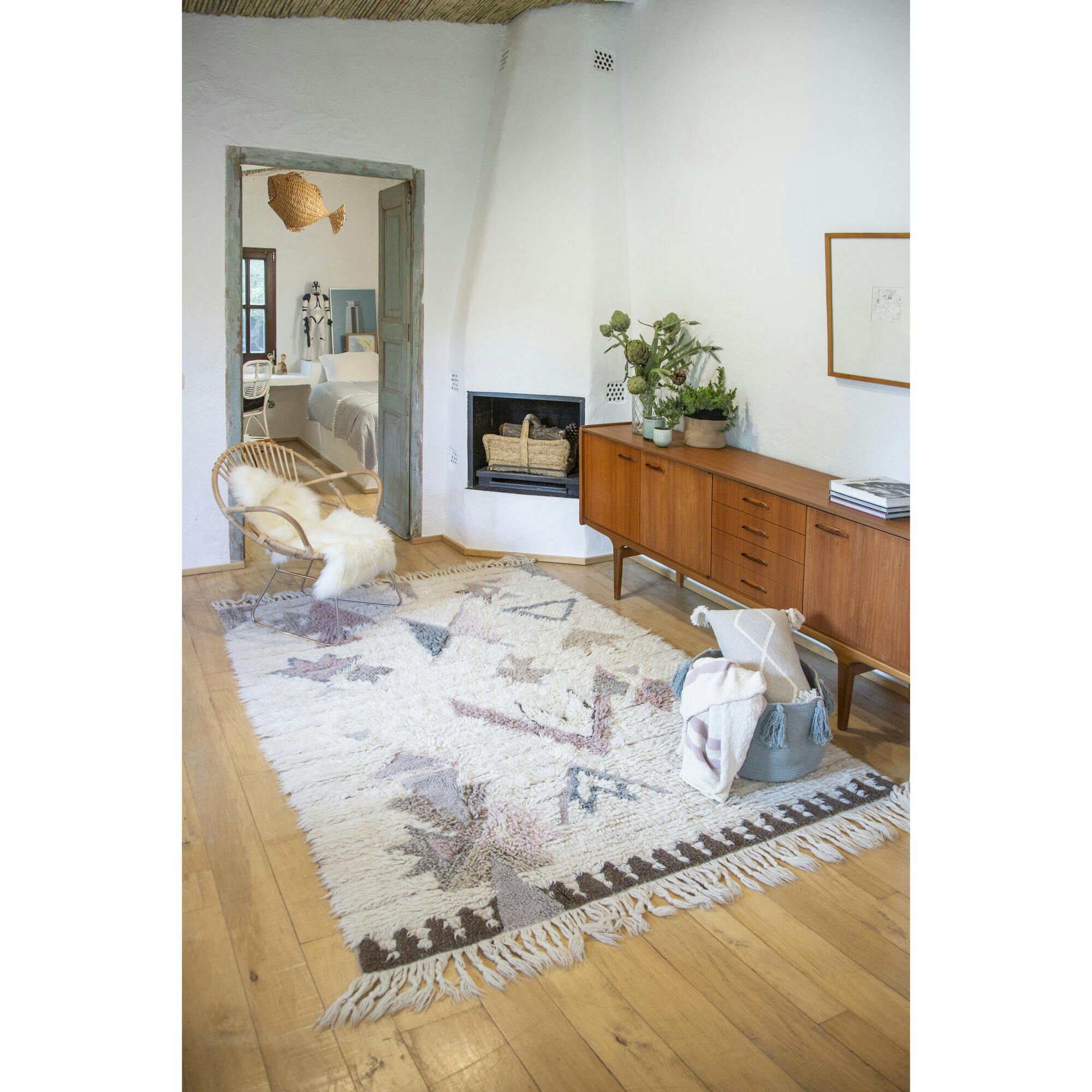 Tuba Woolable Rug, Cream
