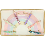 Archived Glitter Rainbow Hair Clips
