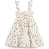 All-Over Coral Reef Print Dress