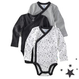 STERLING 3-Pack Side Snap Bodysuit