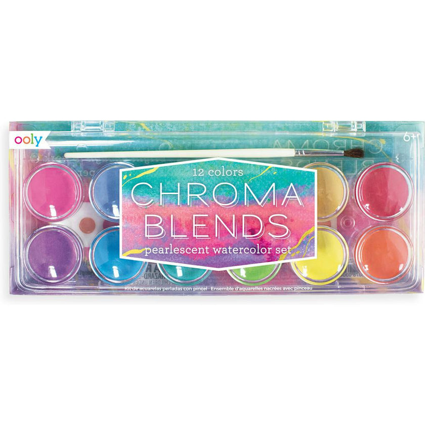 Chroma Blends Watercolor Paint Set - Pearlescent