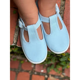 Canvas T-Strap in Powder Blue