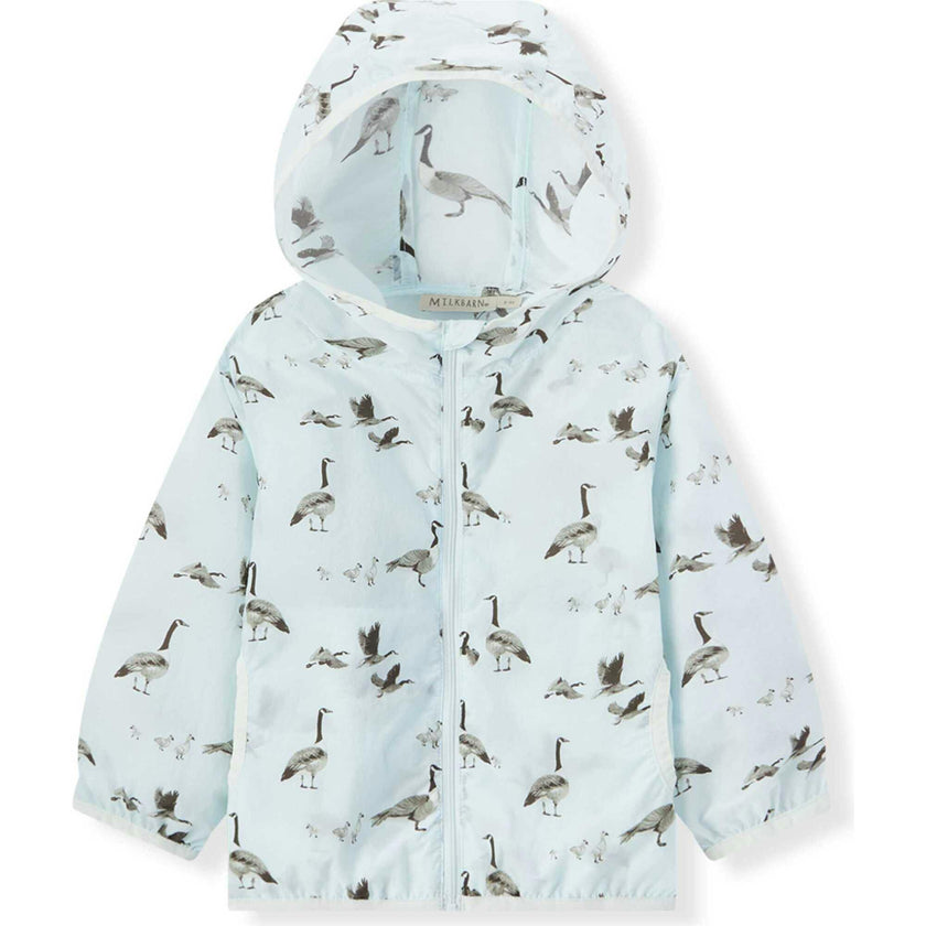 Goose Hooded Sun Shield Windbreaker Jacket