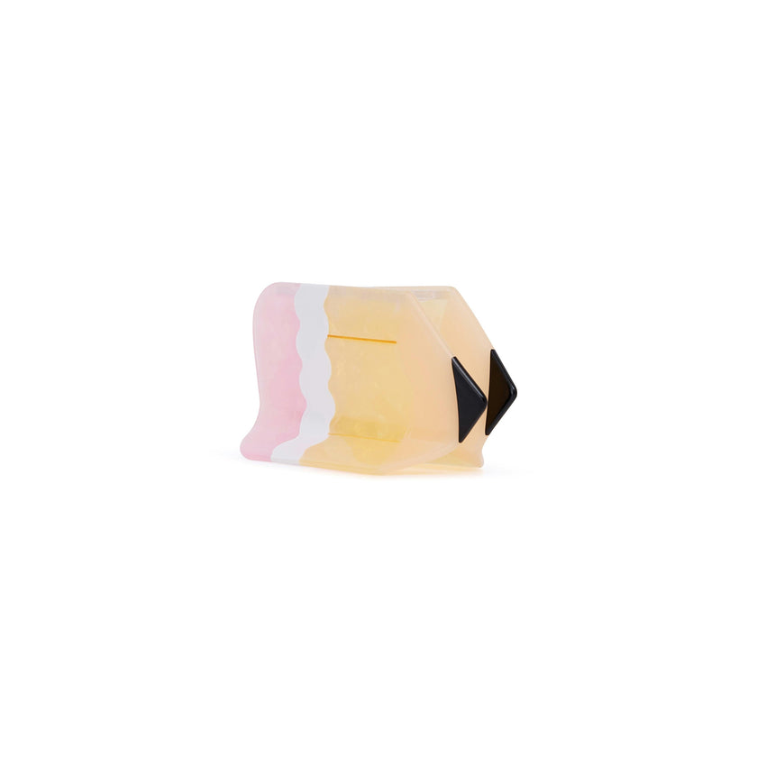Packed Party Best in Class Pencil Novelty Hair Claw Clip - Pearlized Glossy Pencil-Shaped Hair Accessory for Students and Teachers, 2.25x3.75 Inch