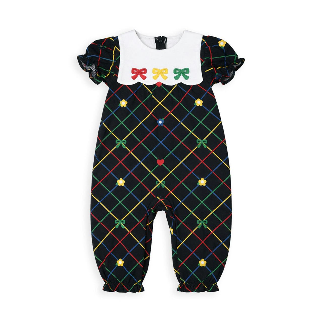 Printed Knit Longall with Bows