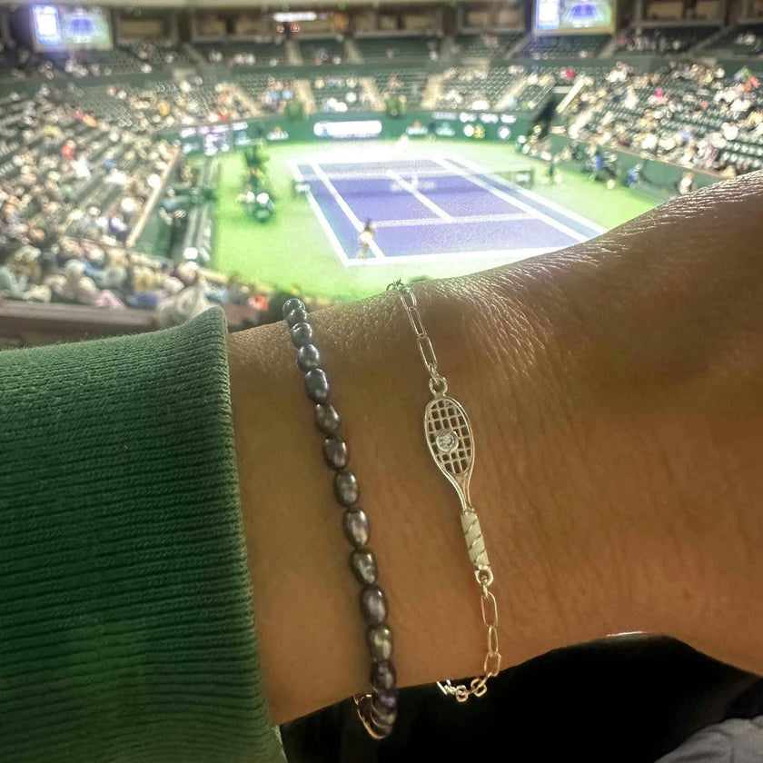 Tennis Racket Bracelet