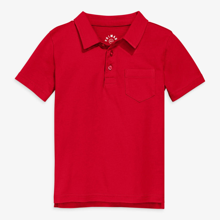 Kids short sleeve polo