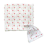 Bamboo Muslin Swaddle Blanket & Topknot Set - Butterflies