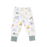 Camping Blue - Short Sleeve Loungewear Set