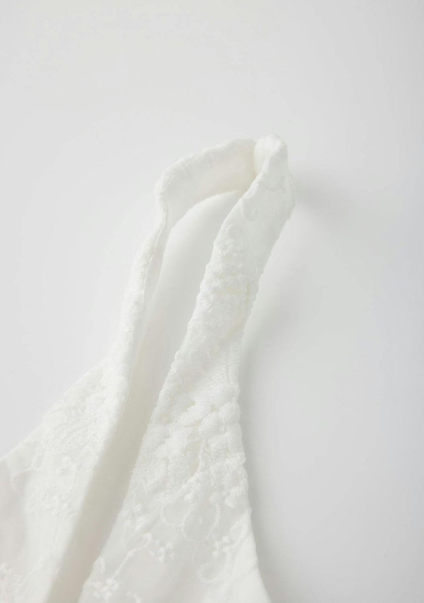 Paloma Lace Frill Maxi Dress