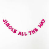 Jingle All the Way Wool Felt Garland