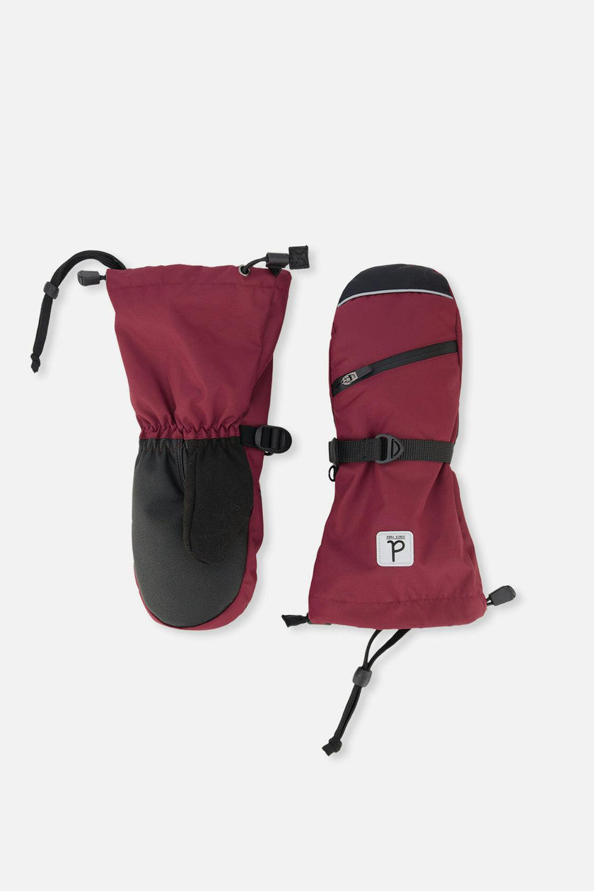 Teknik Winter Mittens Burgundy