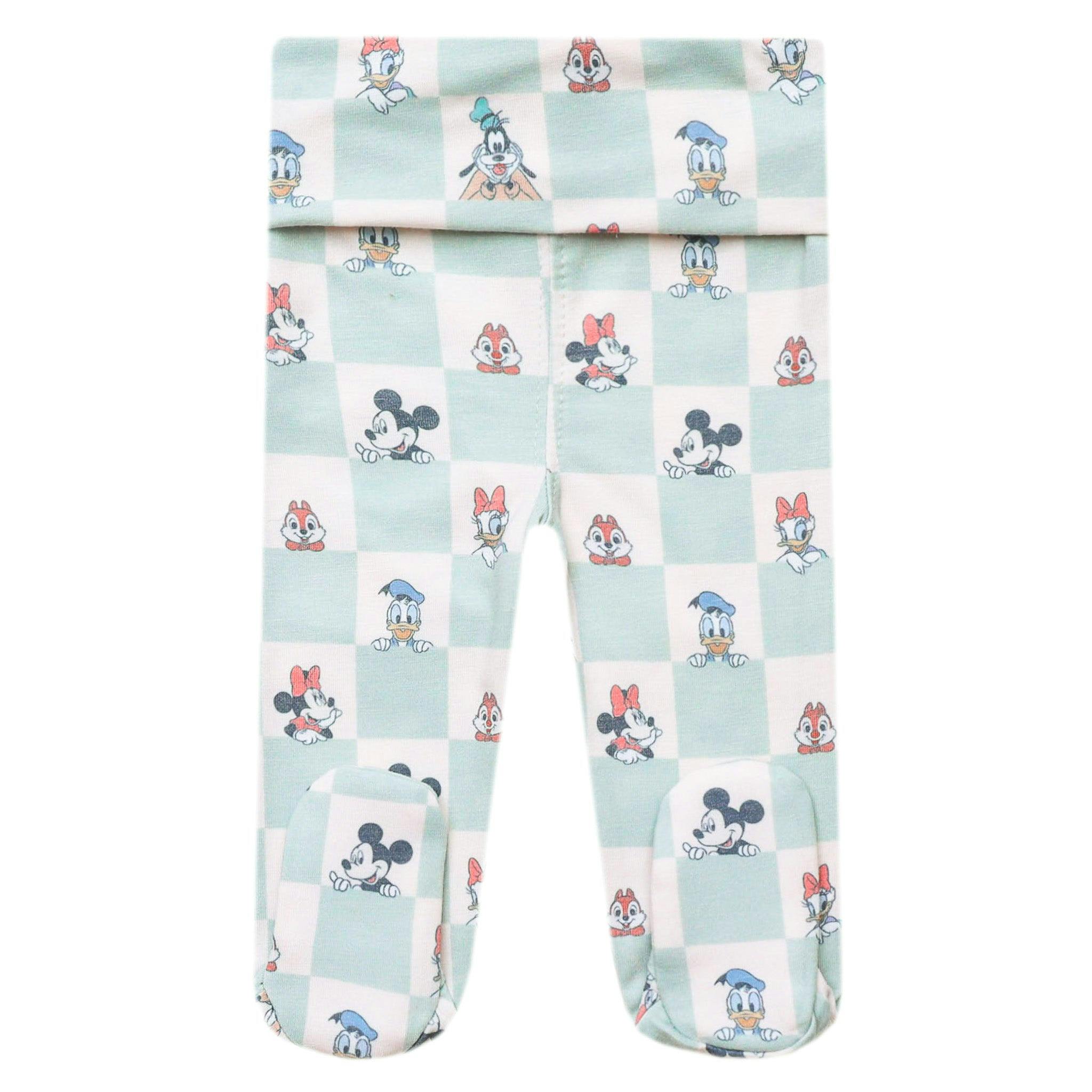 Footed Baby Pants - Mickey Mouse and Friends