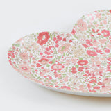 Meri Meri x Liberty Mixed Set Reusable Heart Plates