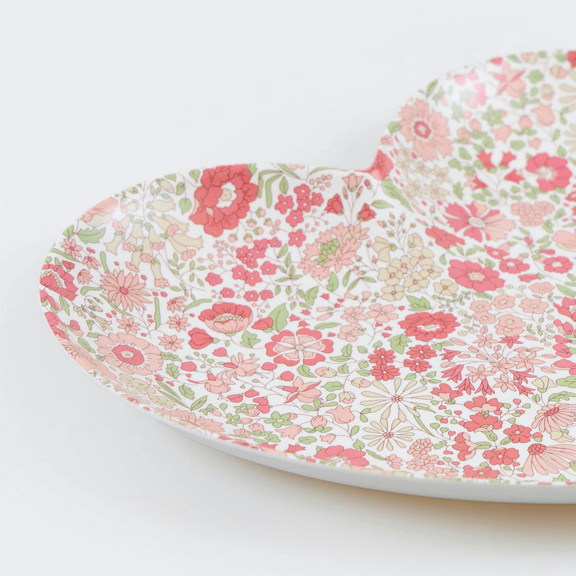 Meri Meri x Liberty Mixed Set Reusable Heart Plates
