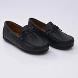 Navy Moccasin Loafers