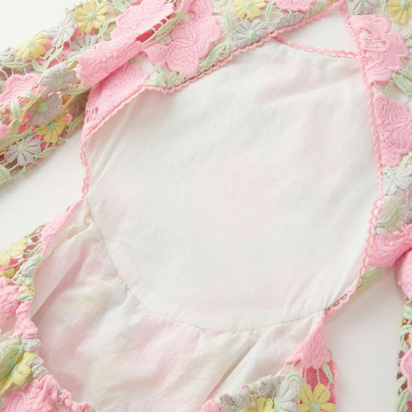 Estella Embroidered Mini Dress