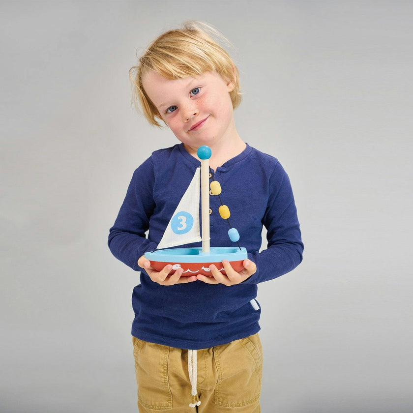 Wooden Sailing Boat