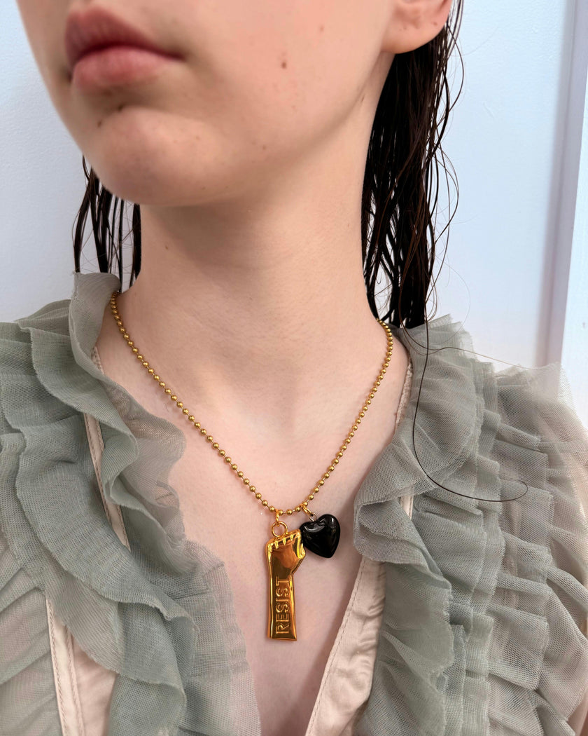RESIST CHARM NECKLACE $2 donated to PLANNED PARENTHOOD